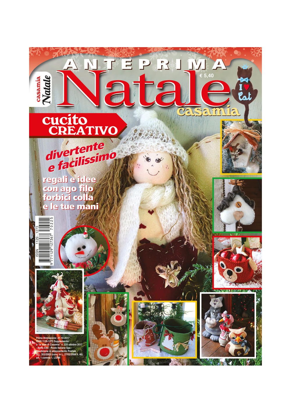 Natale Idee Regalo Cucito Creativo.Anteprima Natale Cucito 2017 Suppl Casamia N 225